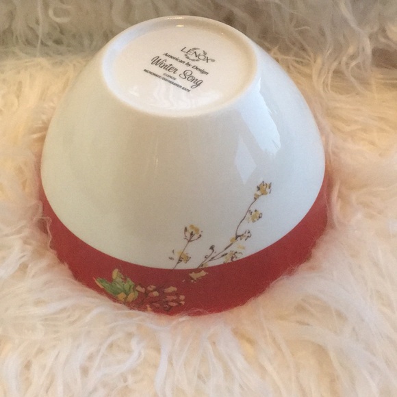 Lexox Winter Song Dinner Plate and Bowl - Picture 3 of 6